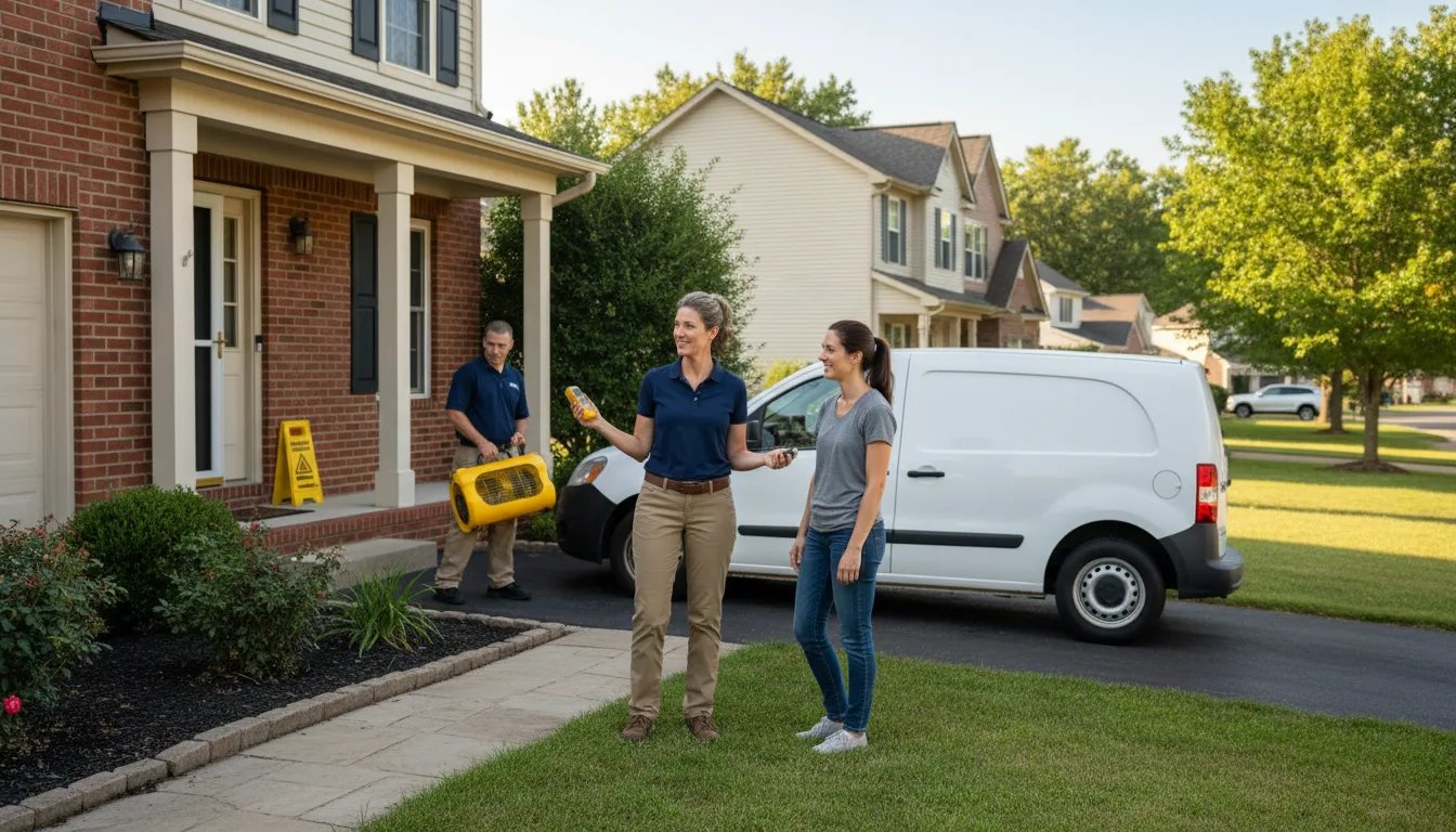 Water restoration image for Flood Water Cleanup, Removal And Restoration Services in King, WI